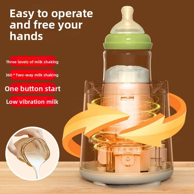 Electric Milk Bottle Shaker USB Portable Smart Intelligent Milk Powder Mixer 3 Speed Adjustment Baby Formula Maker Divine Device