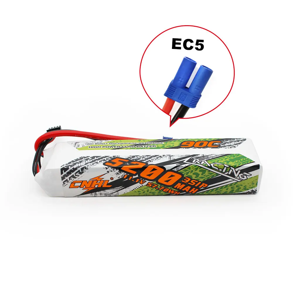 Batterie Drone 3S 5200mAh 90C EC5 - Haute Performance