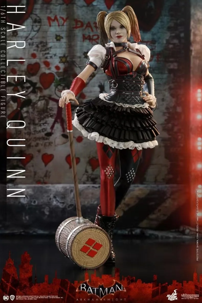 Original Hot Toys 1/6 Vgm41 Batman Arkham Knight Harley Quinn Game Edition Set Completo 12 Pollici Action Figures Modello Da Collezione Regalo