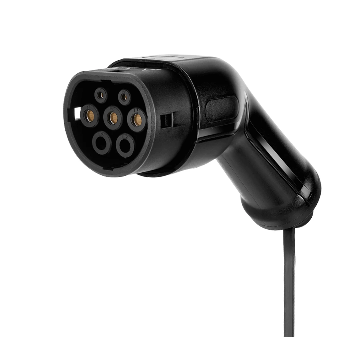전기 자동차 충전기 EV 플러그 유형 2 여성 EU Mennekes EVSE 측면 충전 커넥터 220 -240V 16A 32A 단상