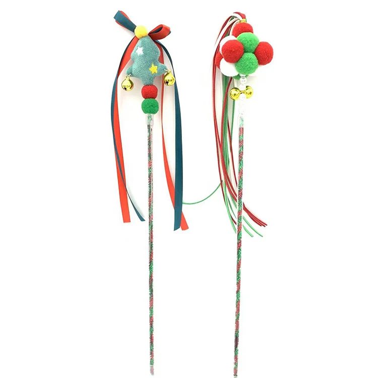 Amaz High Christmas Cat Bite Stick with Bell