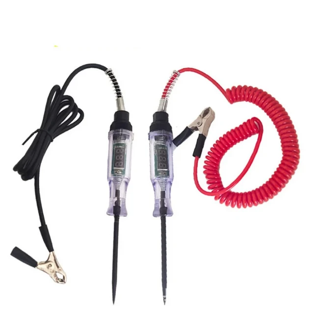 Testeur de Circuit de tension de voiture, sonde électrique automobile, stylo  de Test de tension automobile 6V 24V - AliExpress