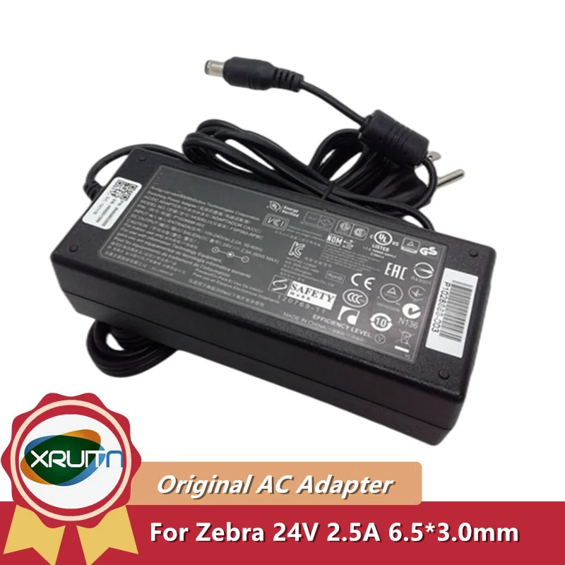 Caricabatterie Adattatore Ca Originale Fsp060-Rpbc 24V 2.5A 60W Per Stampante Zebra Gx420 Gk420 Zd420 Tlp2844 Lp2844 Alimentatore P1028888-003