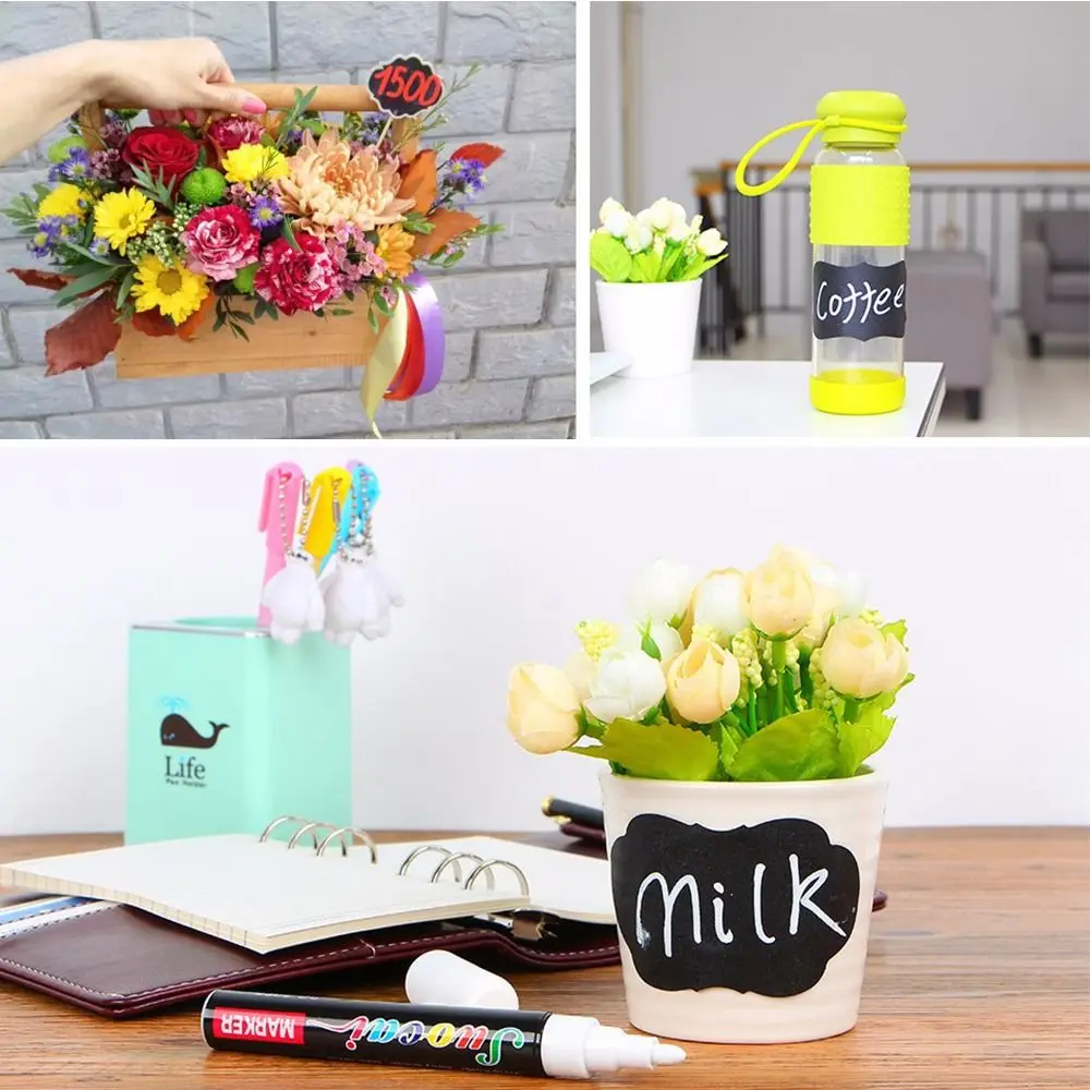 지워지는 유리창 페인팅 칠판 그래피티 아트 마커 펜, 화이트보드 펜, 액체 초크 펜, 하이라이터