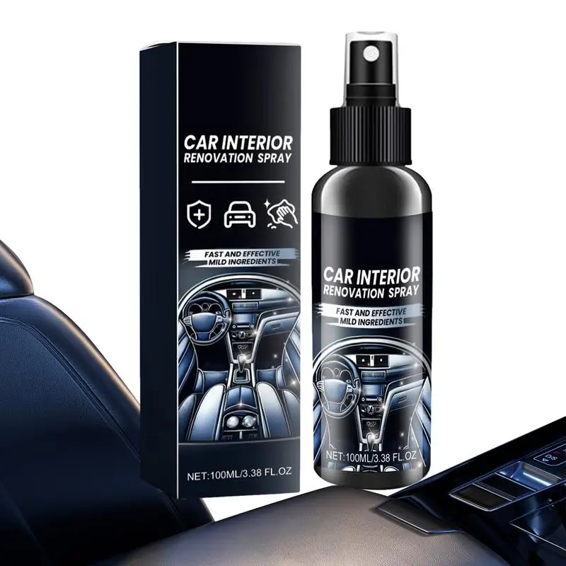 

Car Interior Cleaner 100mlCar Cleaner Spray Safe Effective Multipurpose Interior Car Cleaner Removing Food Stains Drinks For All