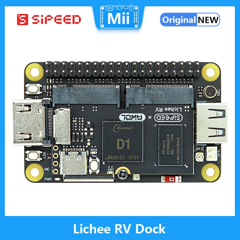 Sipeed Lichee RV Dock Allwinner D1 Development Board RISC-V Linux Starter Kit single board computer mini development board