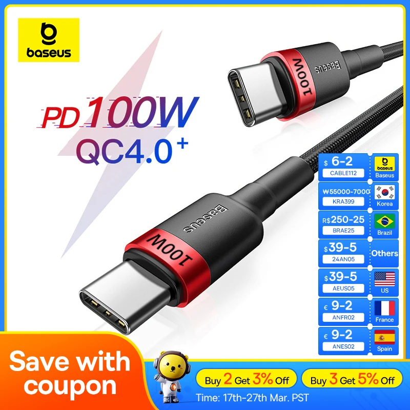 Baseus Cavo USB C A Lightning 20W – Serie Indistruttibile, Fibra Aramidica, Ricarica Rapida E Dati 480 Mbps