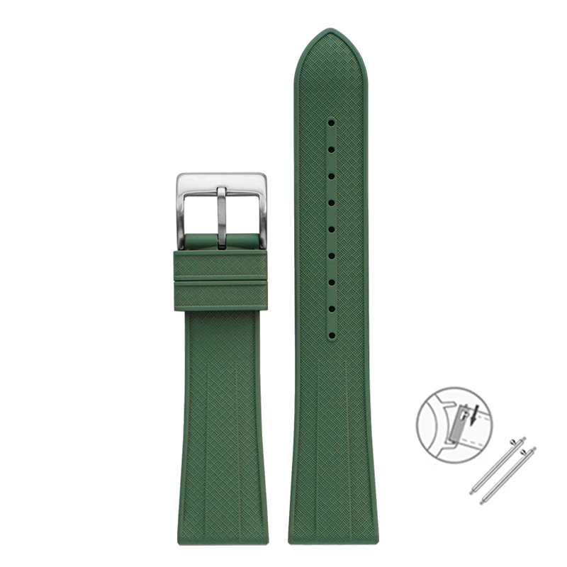 فلورو المطاط حزام 18/20/22/24 مللي متر الفولاذ الم...