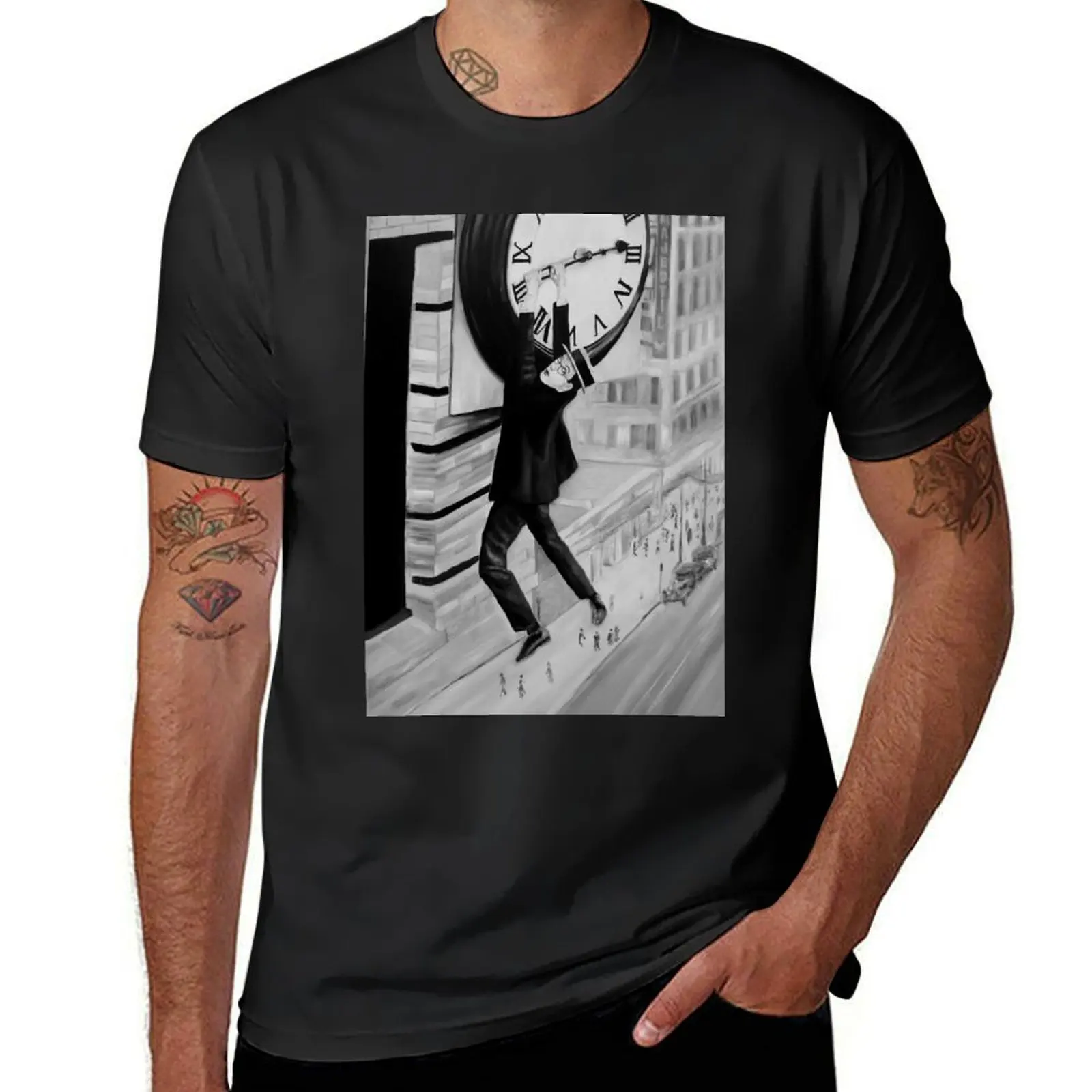 

HAROLD LLOYD T-Shirt hippie clothes quick-drying plain customs design your own mens tall t shirts