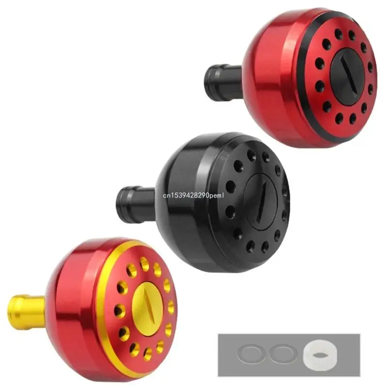 Aluminum Alloy Fishing Line Wheel Handle Knob Grip Baits Casting Reels Power Knob fishing reel fishing tackle accessory