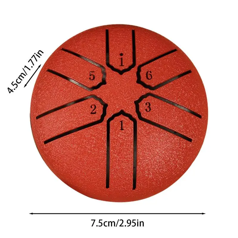 Musical Percussion Instruments Tongue Drum Rain Drum Instrument Garden Rain Drum Garden Kids 3 Inches Steel Tongue Drum Beginners-Friendly For Young Music Lovers