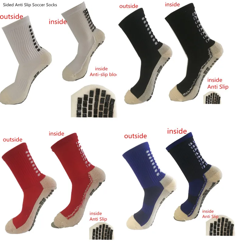 Soccer Socks soccer socks Double Sided Anti Slip Grip Socks Men Women Sport Football