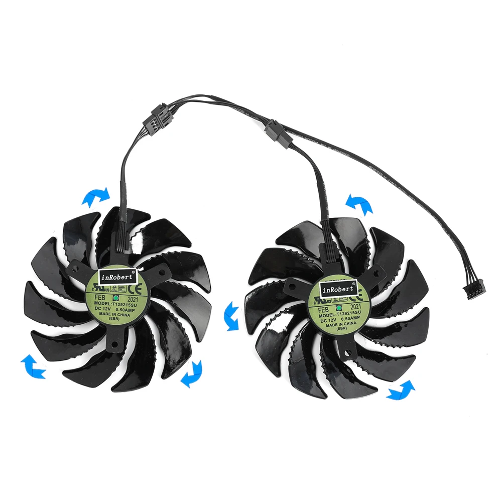 Ventilador de Refrigeração para Placa Gráfica Gigabyte T129215su 88 mm Gtx1050 ti 1060 1070 ti 1080 rx 470 480 570 580 Ventilador Pld09210s12hh g1 - Imagem 5