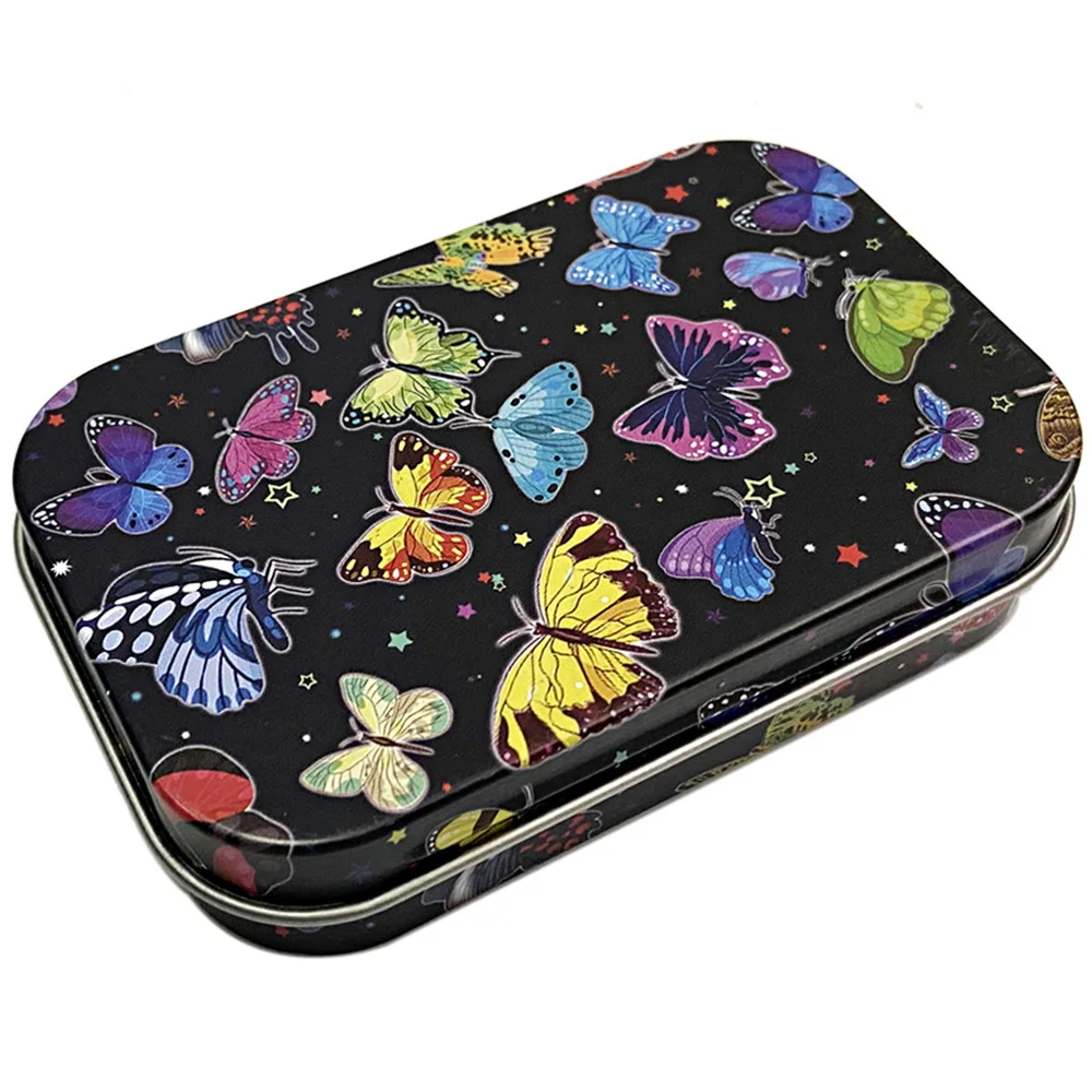 Elegant Flip Top Storage Box for Tobacco, Accessories, and More