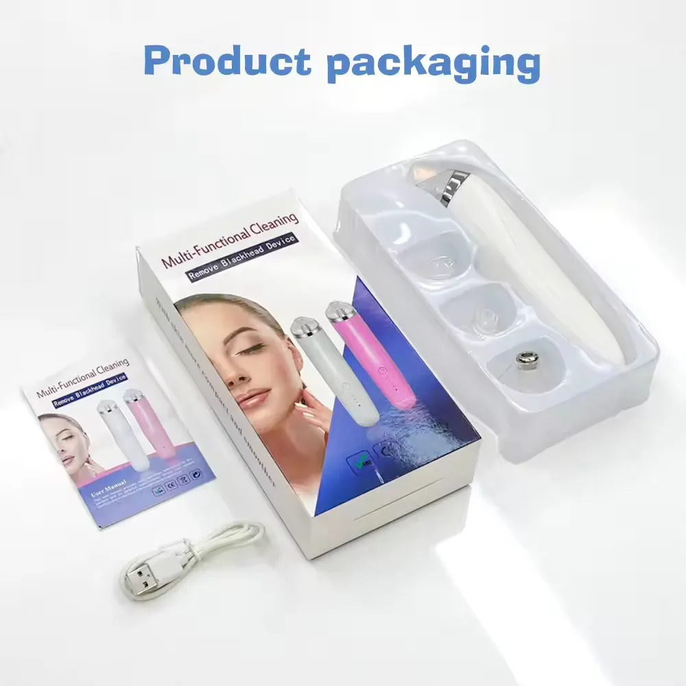 Electric Blackhead Remover Pore Vacuum Cleaner Rechargeable Facial Deep Cleansing Pore Cleaner Machine Face Skin Care Tools