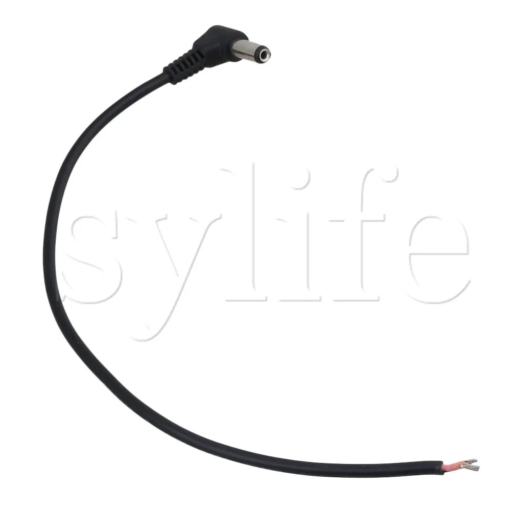 dc connectors power plug power jack connector power plugs 10pcs DC Tip Power Plug Jack Connector 5.5 x 2.1mm Male Right Angle Cord Cable