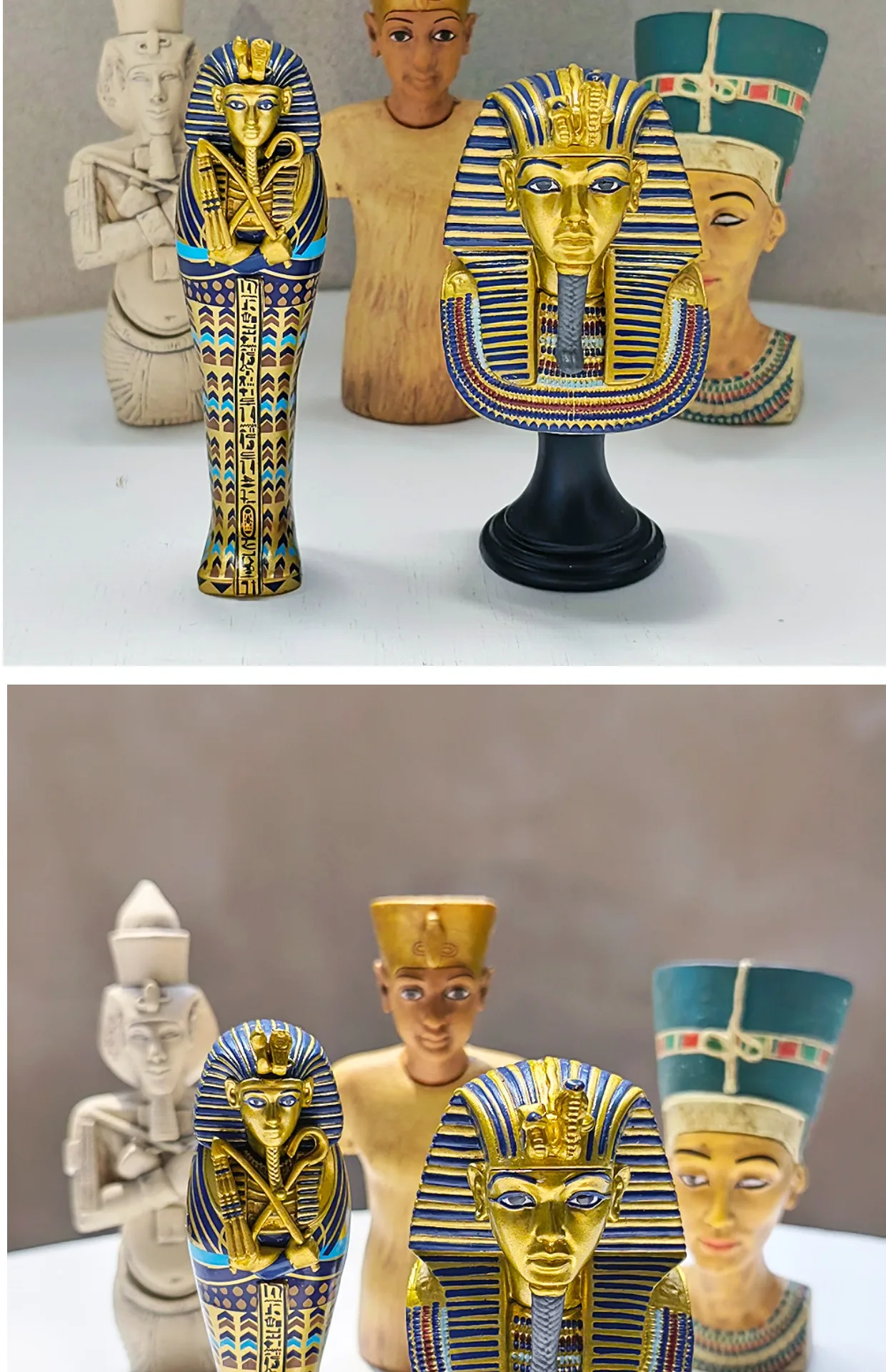 マスクフィギュア像エジプト古代モデルファロピラミッド宝物