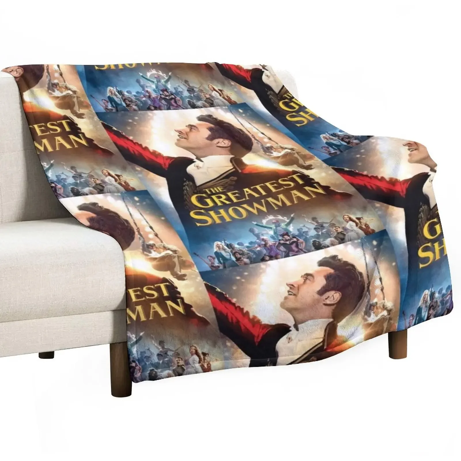 

hugh the greatest showman jackman tour 2020 duaempat Unisex T-Shirt Front Throw Blanket Kid'S Blankets