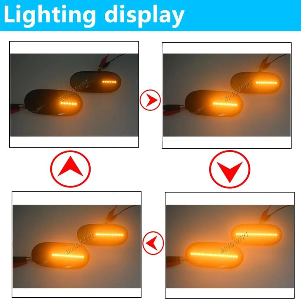 Luces De Posición Laterales LED VW Crafter 2E 06-11, Autocaravana Negro/humo 6 Uds - Innovations