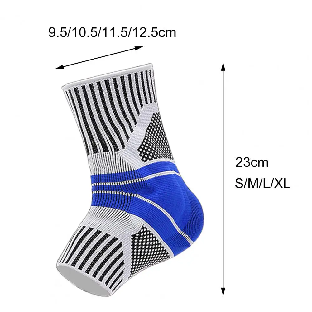 Breathable Adjustable Anti-slip Elastic Bandage Joint Stability Sweat Absorption Elastic Knitted Sports Ankle Suppor