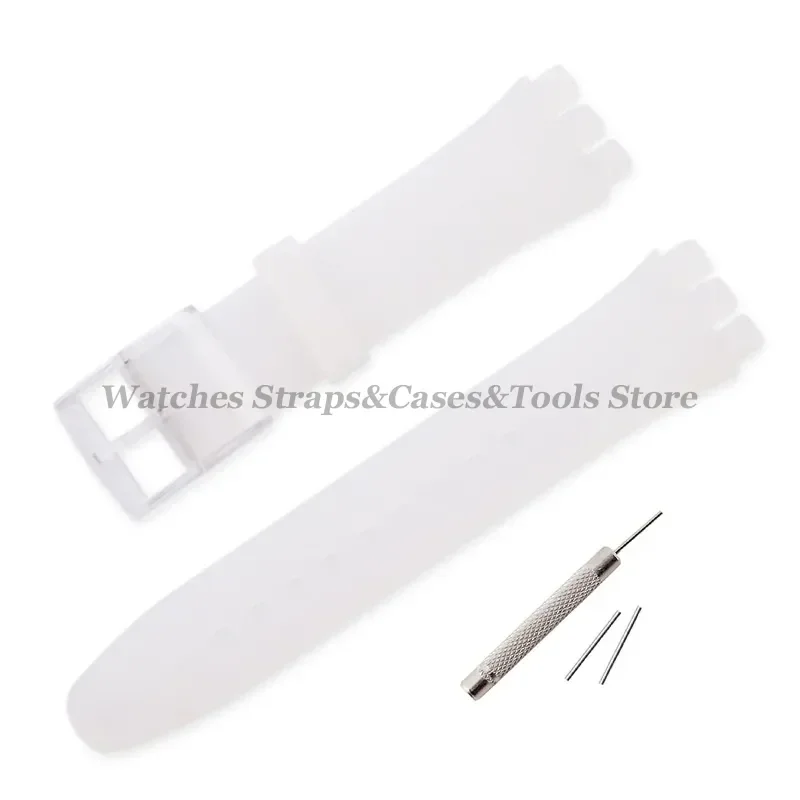 Soft Silicone Sports Watch Band - Rubber Strap Replacement