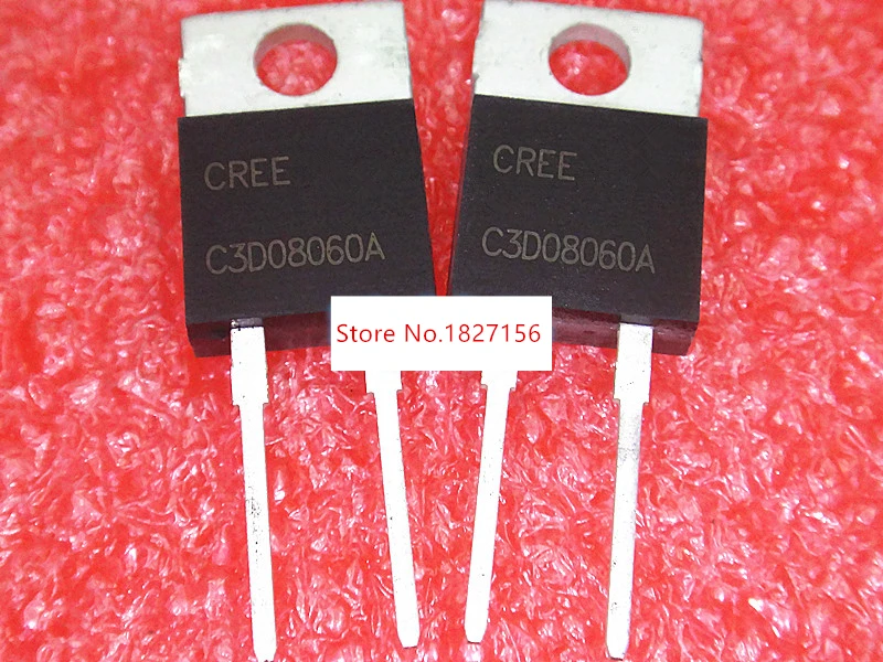 

10PCS C3D08060A C3D0806 C3D08060 TO-220 8A 600V Original In Stock Z-RecTM Rectifiers and Zero-Recovery Rectifiers IC NEW