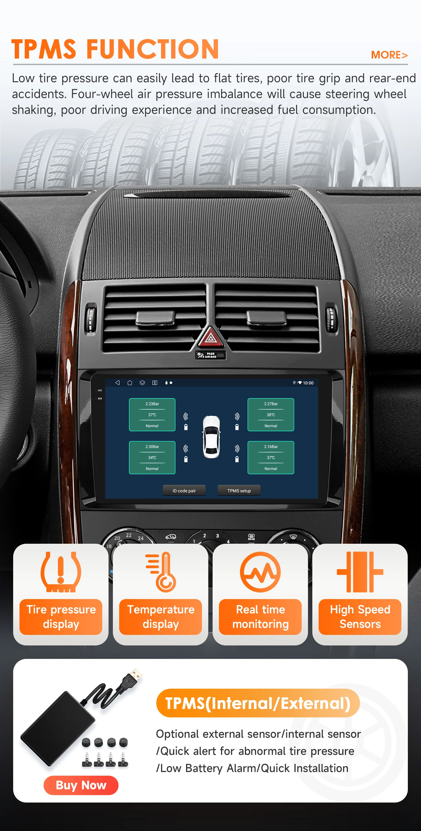 Hizpo 9 "Android 14 Radio für Mercedes Benz B200 Klasse Sprinter W906 Viano Vito W639 Carplay Auto Multimedia GPS 2din Autoradio – Detail 35
