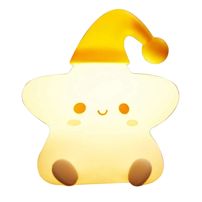 

Детская подсветка, 7-цветная подсветка в виде звезд, милая прикроватная Люстра для детской спальни, украшения для комнаты