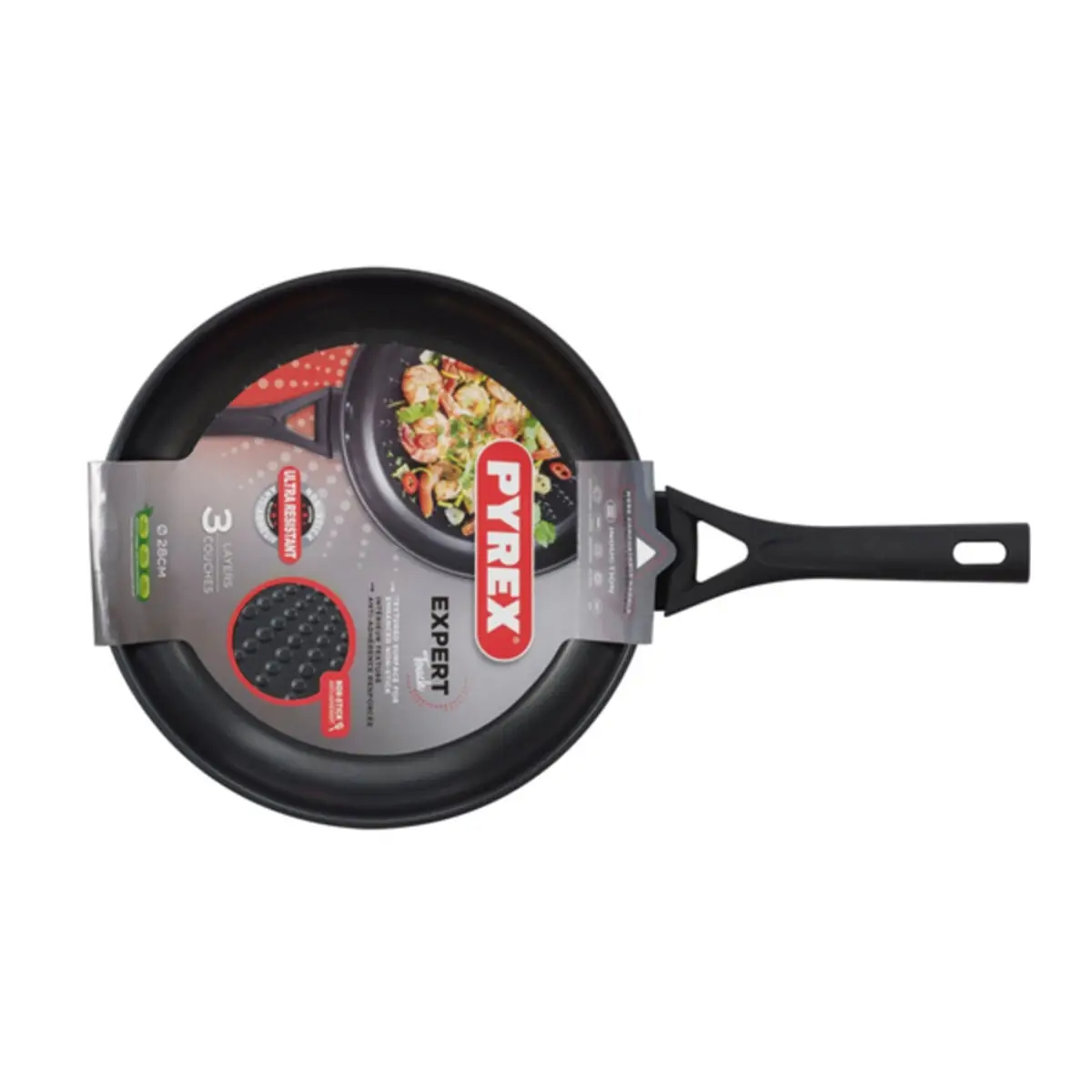 uitspraak Pracht Altijd Wok Pan Pyrex Expert Stainless steel (Ø 28 cm)|Pans| - AliExpress