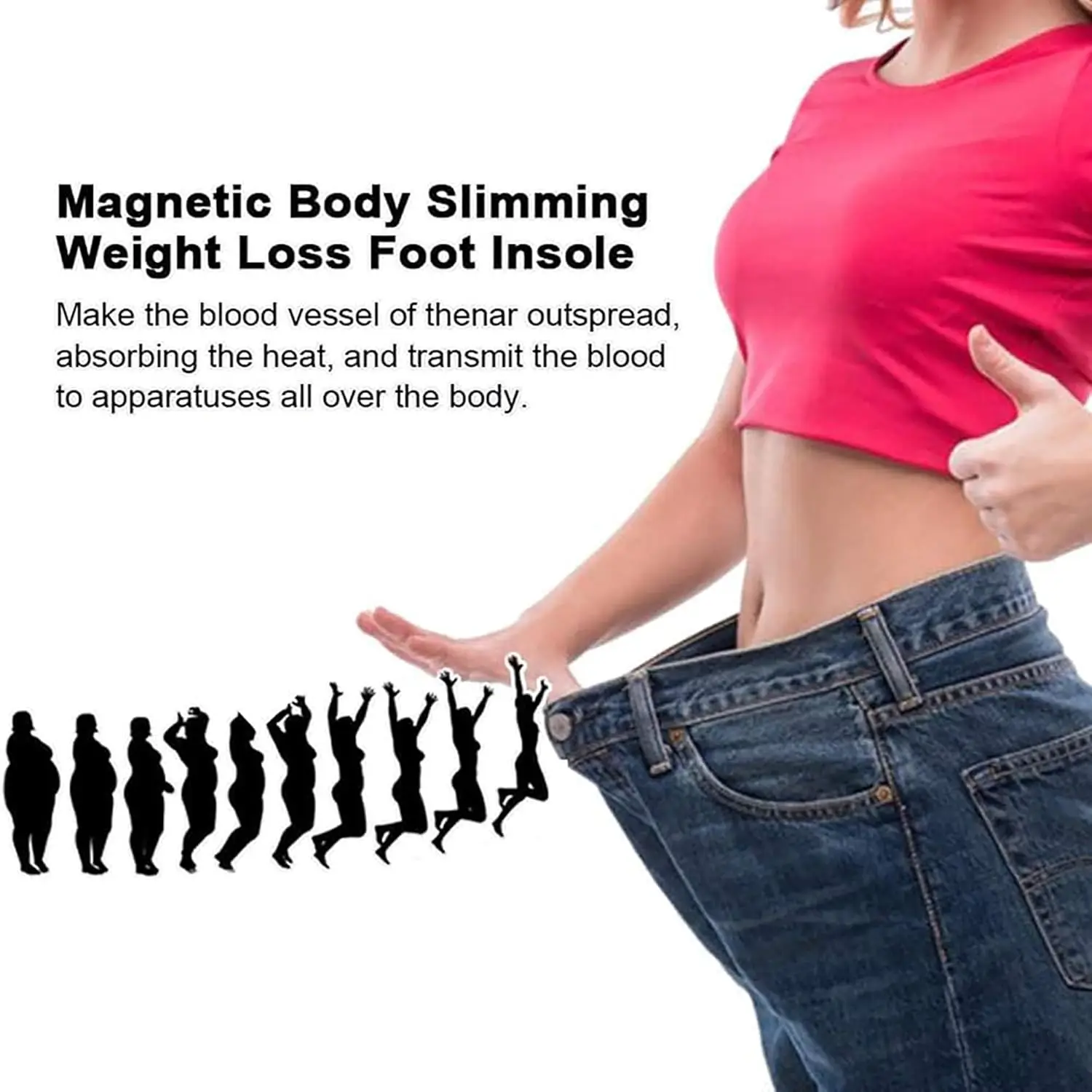 Medical Acupressure Insoles Orthopedic Insole for Men and Women Remove Odor Weight Loss Slimming Massage Foot Health Care Insole