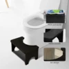 Sturdy Portable Bamboo Toilet Squat Stool for Adults,Wide and Stable,Bathroom Potty Stool,Easy to Use and Clean, Portable Design 6