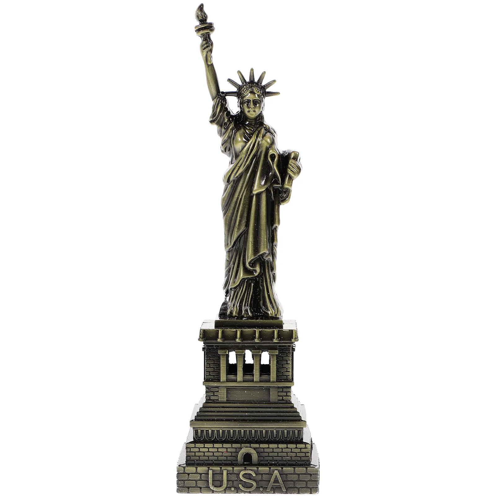 

Milisten Home Decor 3D Architecture Model Statue Liberty Statue Sculpture Liberty Island Collection Souvenirs Figurines