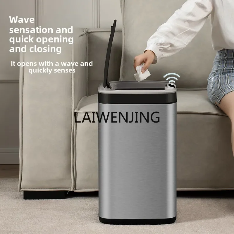 MJY intelligent induction trash can household electric automatic light luxury cartridge with lid 2