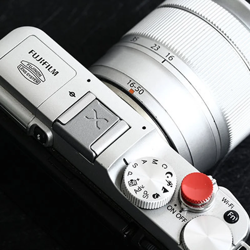 금속 카메라 셔터 릴리즈 단추, 후지필름 X100V X100F X100S X30 X10 XT30 XT20 XT10 XT4 XT3 XT2 XE3 XE2 카메라용, 1PC