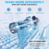 Portable Washing Machine 17.8Lbs Portable Washer Machine 2.4Cu.ft Compact Laundry Washer and Dryer Combo with Drain Pump 6