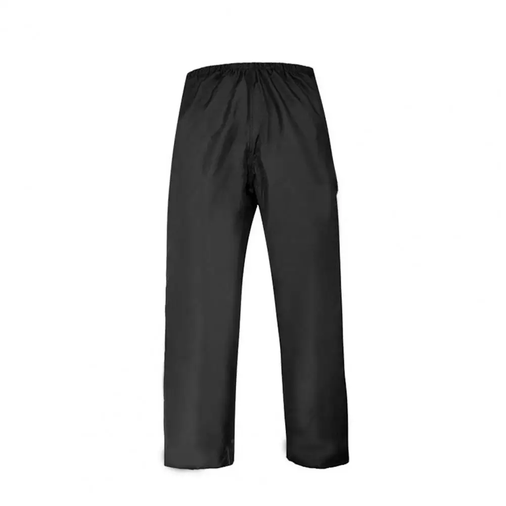 

Excellent Elastic Waist Loose Outdoor Hiking Travel Women Men Rainwear Splash-resistant Women Men Rainwear Adult Garment