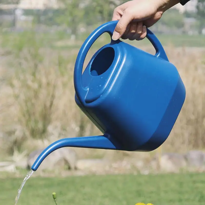 

2L Large Capacity Gardening Watering Can Flower Potted Watering Can Long Mouth Stainless Steel Curved Mouth Watering Can