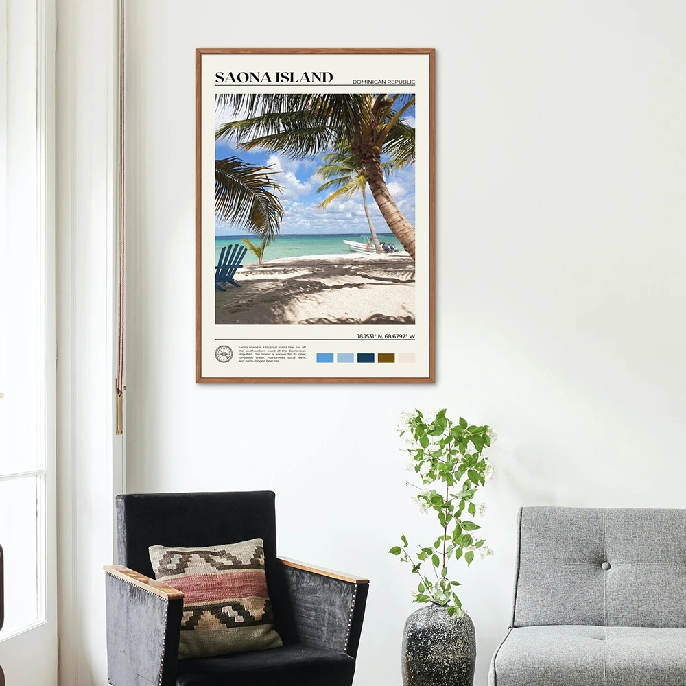 

Modern Stinson Beach Wall Art Canvas Painting Seascape Photo Landscape Posters Art Prints For Living Room Home Decor Gifts