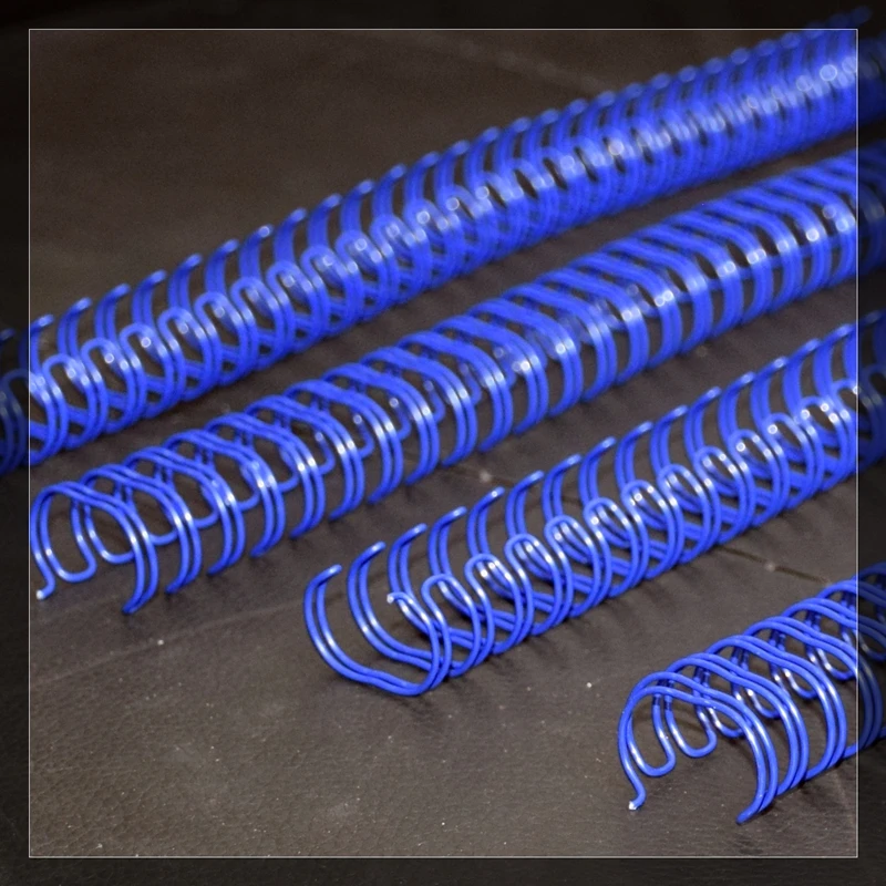 A4 Double Coil Calendar Binding Comb Binding Wire Rings 8PCS/LOT 3:1/2:1 Pitch 6.4-38.1mm OY