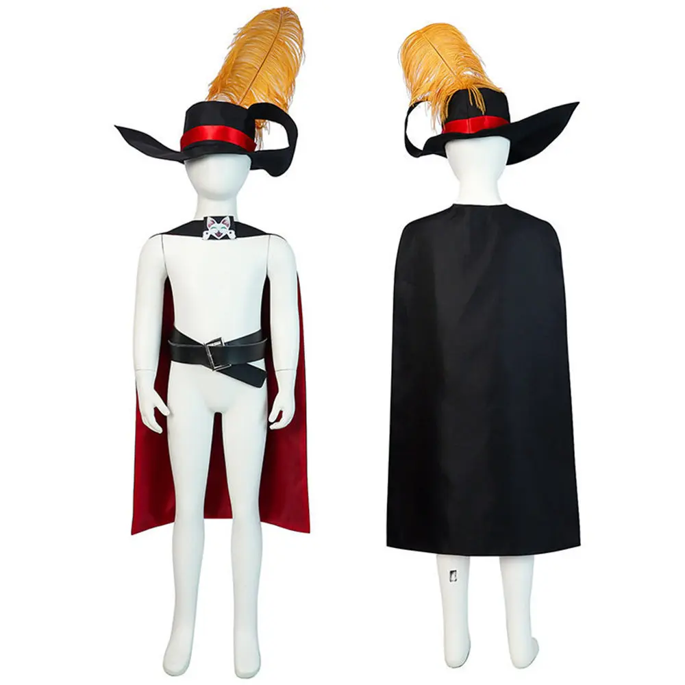Ultimo Desiderio Puss In Boots Cosplay Kitty Costume Bambini Mantello Cintura Cappello Abiti Bambini Halloween Carnevale Travestimento Costume Da Fest