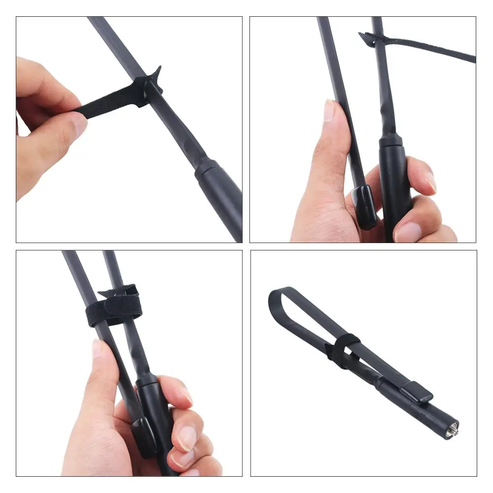 내구성이 뛰어난 SMA-여성형 VHF UHF 포풍 UV82 바오펑 UV-5R 무전기용 안테나 (UV-82 UV5R)