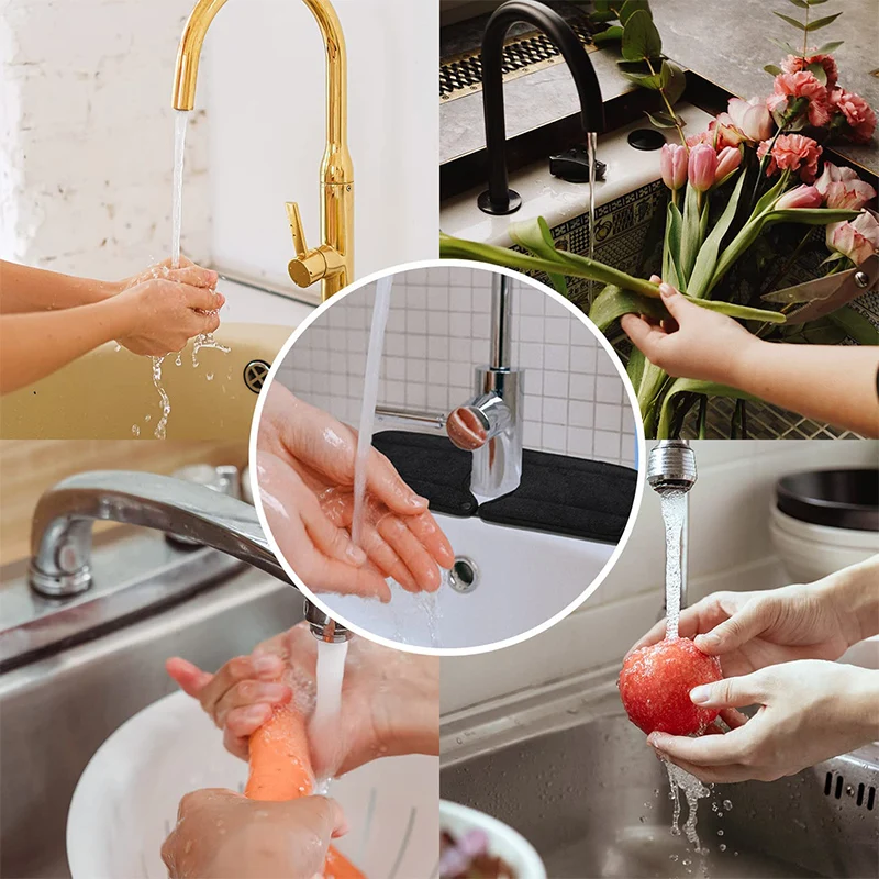 Washable Kitchen Faucet Absorbent Mat Sink Splash Guard Countertop Sink Protectors Drip Catcher Dish Drying Mats for Bathroom kitchen splash guard kitchen sink pad kitchen faucet pad