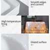 Ceramic Wash Basin Countertop Bathroom Balcony Table Sink Rectangular Above Counter Vanity Sink Apartment Lavatory Vessel Sink 3