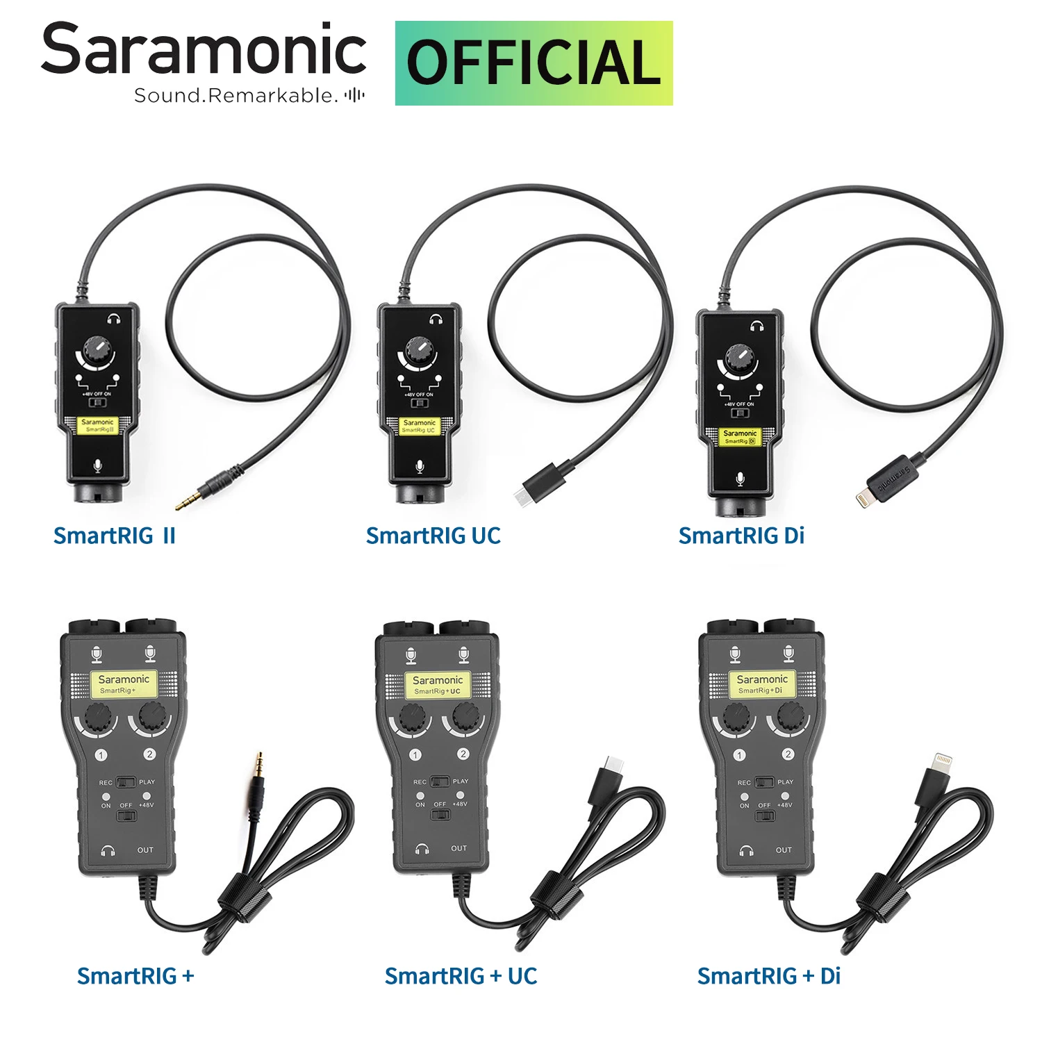 Профессиональный звуковой миксер Saramonic SmartRig беспроводной предусилитель