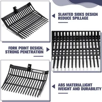 Manure Fork Replacement Head, Pitchfork Head, Horse Manure Rake, For Picking Up Manure, Stable Waste Removal 2