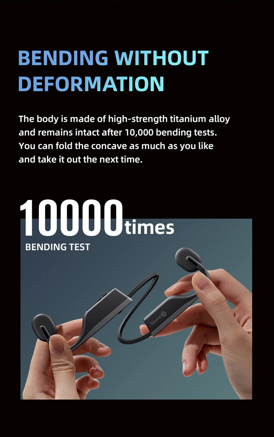 Sanag A9S True Bone Conduction Earphone description image 9