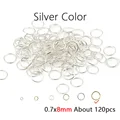 Silver 8mm 120pcs
