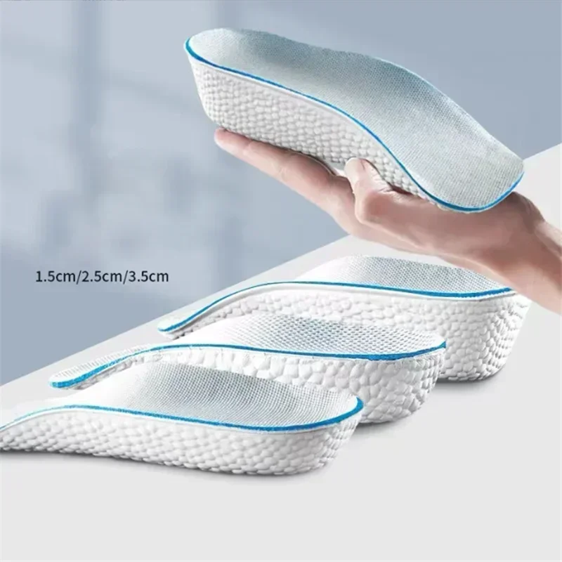 Height Increase Insoles for Men Women Shoes Flat Feet Arch Support Orthopedic Insoles Sneakers Heel Lift Memory Foam Shoe Pads shoe insoles orthopedic insoles