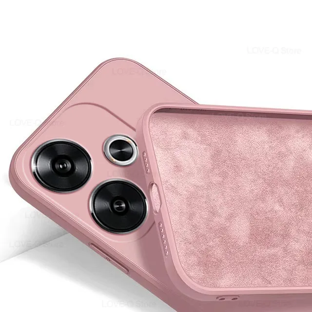Luxury Liquid Silicone Shockproof Soft Phone Case - Elegant Design