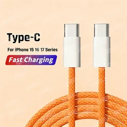 PD 60W High - Speed USB - C Charging Cable - Premium Fast Charger - 0.5m (Orange)
